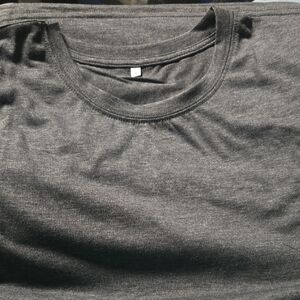 Classic Crewneck T-Shirt in Charcoal Gray Sleeveless